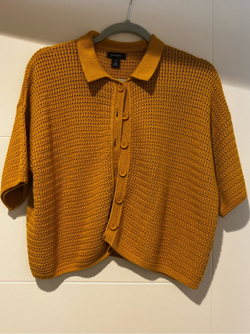 Halogen short sleeve sweater